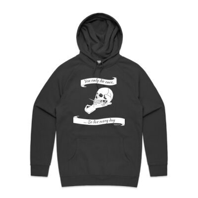 Skull in Hand Design Front (Supply Hood) Thumbnail