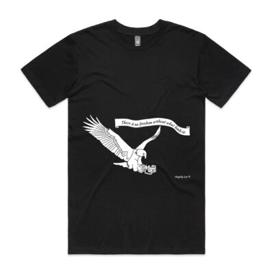 Eagle and Hand Cuffs Design (Staple Regular Fit) Thumbnail